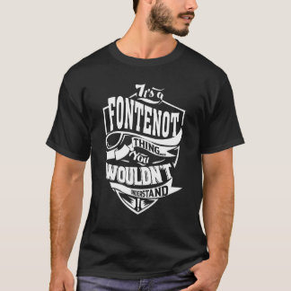 Camiseta É uma coisa de fontes