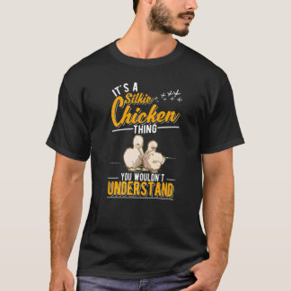 Camiseta É uma coisa de frango Silkie