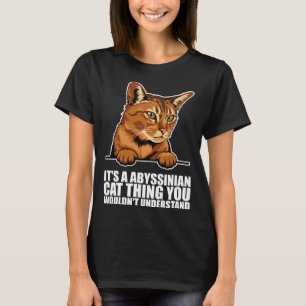 Camiseta É uma coisa de gato abissal que você não entenderi