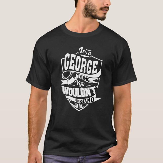 Camiseta É uma coisa de George (Frente)