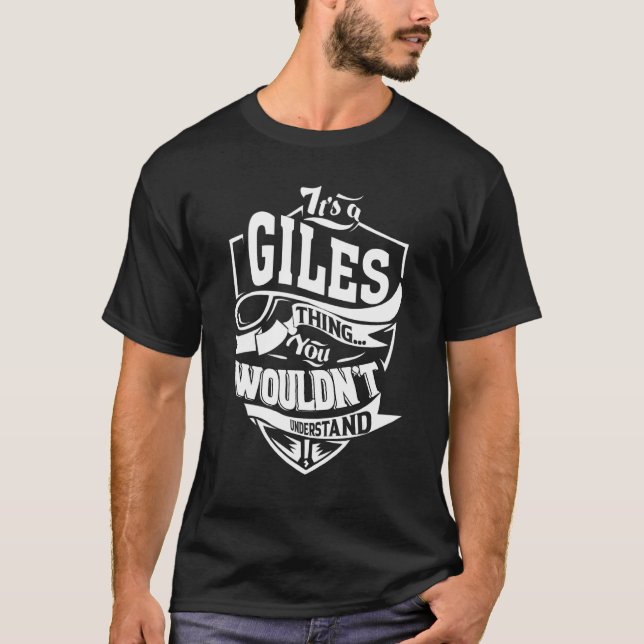 Camiseta É Uma Coisa de Giles (Frente)