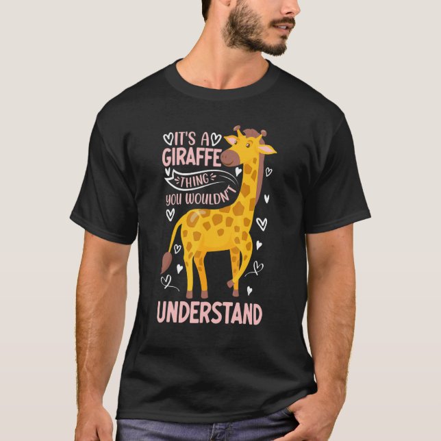 Camiseta É uma coisa de girafa que você não entenderia (Frente)