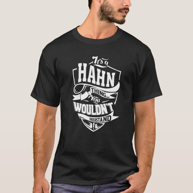Camiseta É uma coisa de Hahn (Frente)