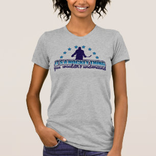 Camiseta É uma coisa de hóquei com Impressão