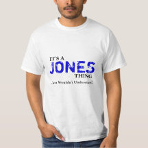 É uma coisa de JONES… que você não compreenderia!