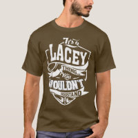 É uma coisa de LACEY que dá presentes