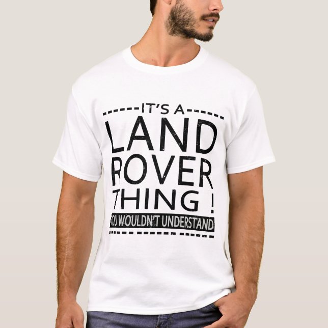 CAMISETA É UMA COISA DE LANDROVER! VOCÊ NÃO ENTENDERIA (Frente)