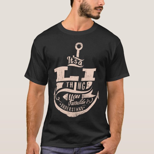 Camiseta É uma Coisa de LI, Você não entenderia (Frente)