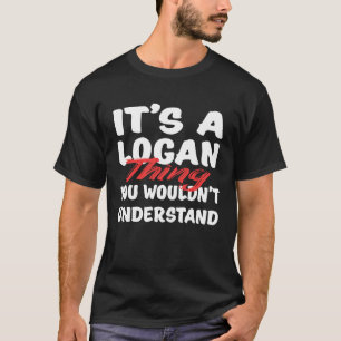 Camiseta É Uma Coisa de Logan Você Não Iria Entender  Logan