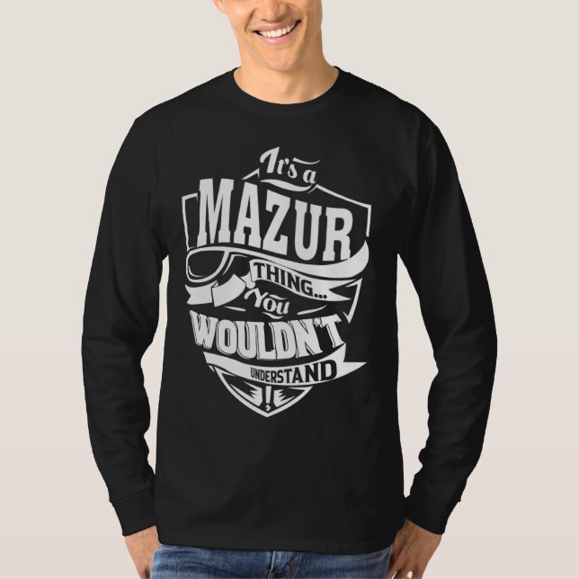 Camiseta É uma coisa de MAZUR (Frente)