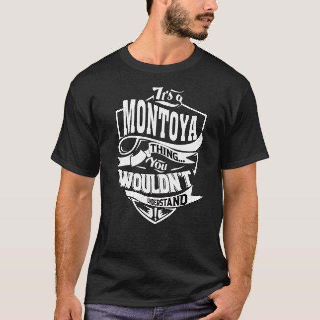 Camiseta É uma coisa de Montoya (Frente)