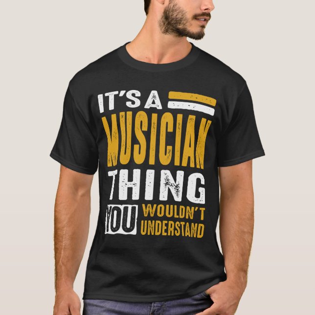 Camiseta É uma coisa de músico (Frente)