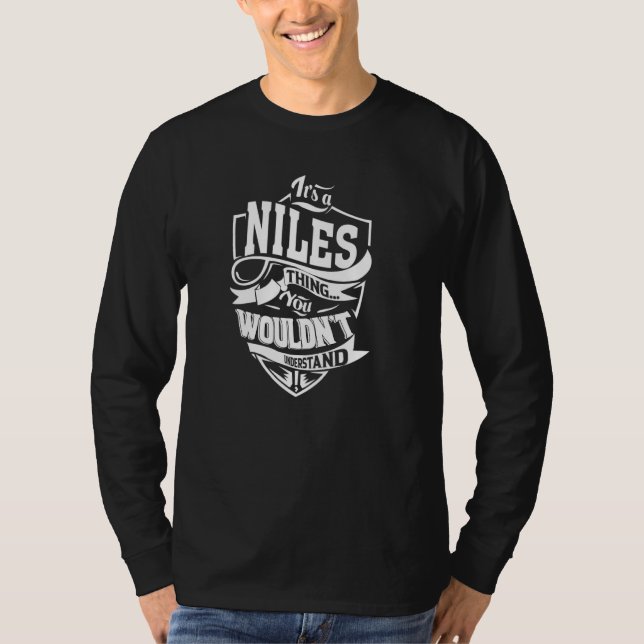 Camiseta É uma coisa de NILES (Frente)