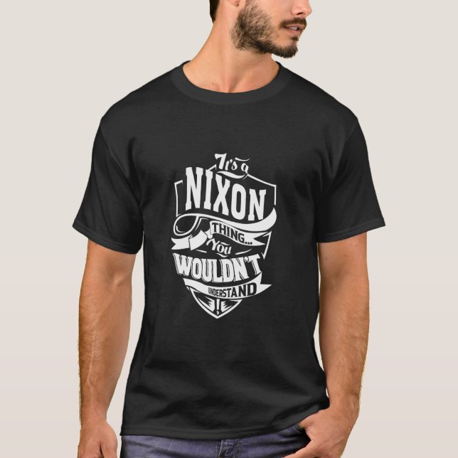 Camiseta É uma coisa de Nixon (Frente)