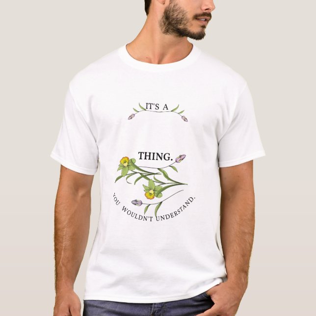 Camiseta É uma coisa de Nome Personalizado (Frente)