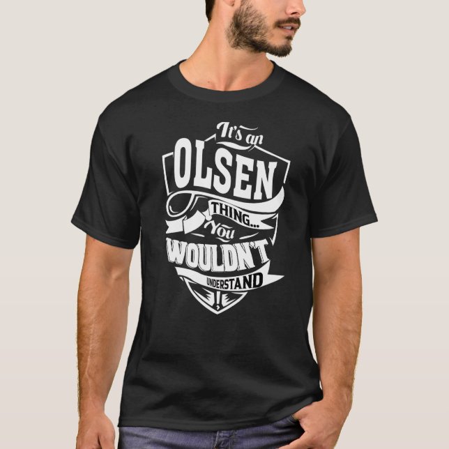 Camiseta É uma coisa de Olsen (Frente)