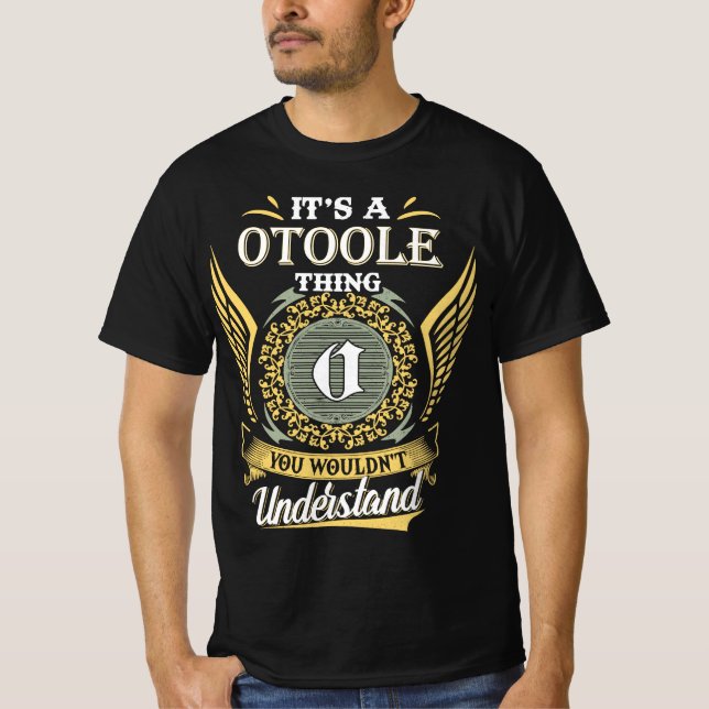 Camiseta É Uma Coisa De Otoole Que Você Não Pode Entender (Frente)