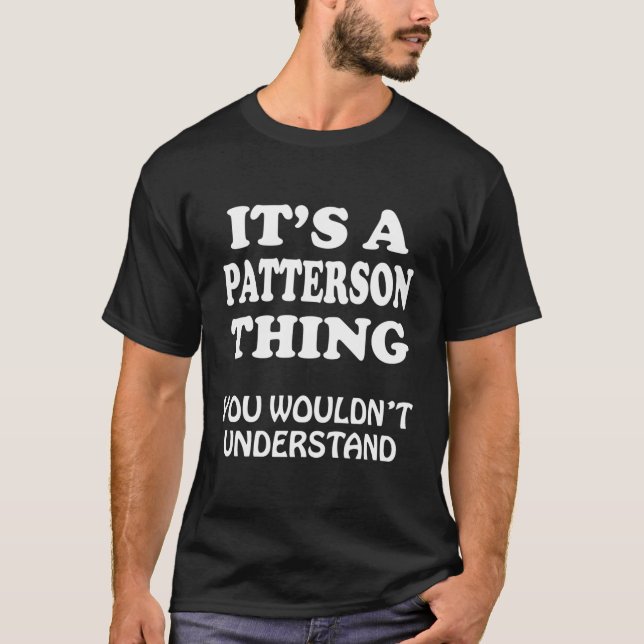 Camiseta É Uma Coisa De Padrões Que Você Não Entenderia Fam (Frente)