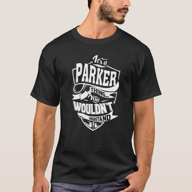 Camiseta É uma coisa de Parker (Frente)
