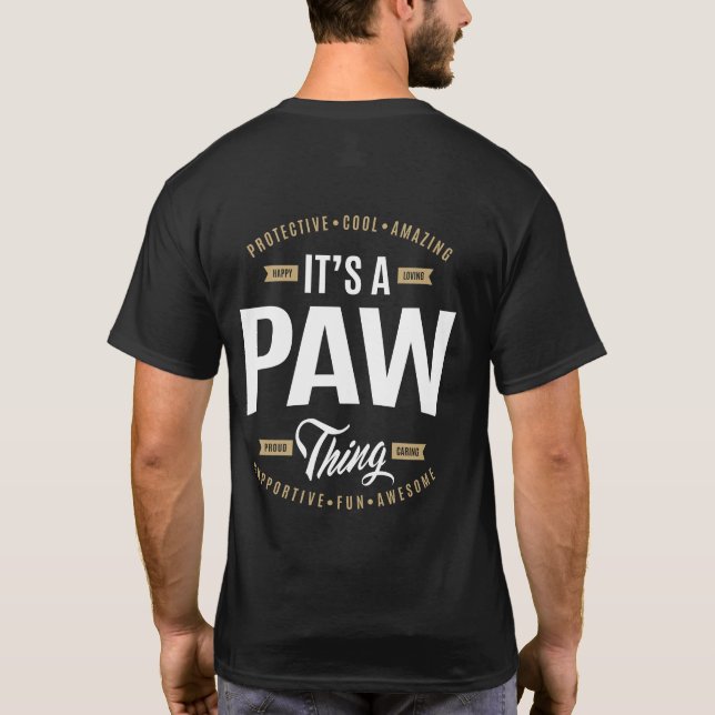 Camiseta É uma coisa de pata (Verso)