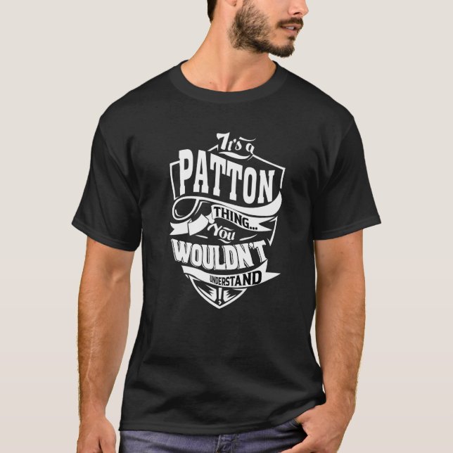 Camiseta É uma coisa de Patton (Frente)