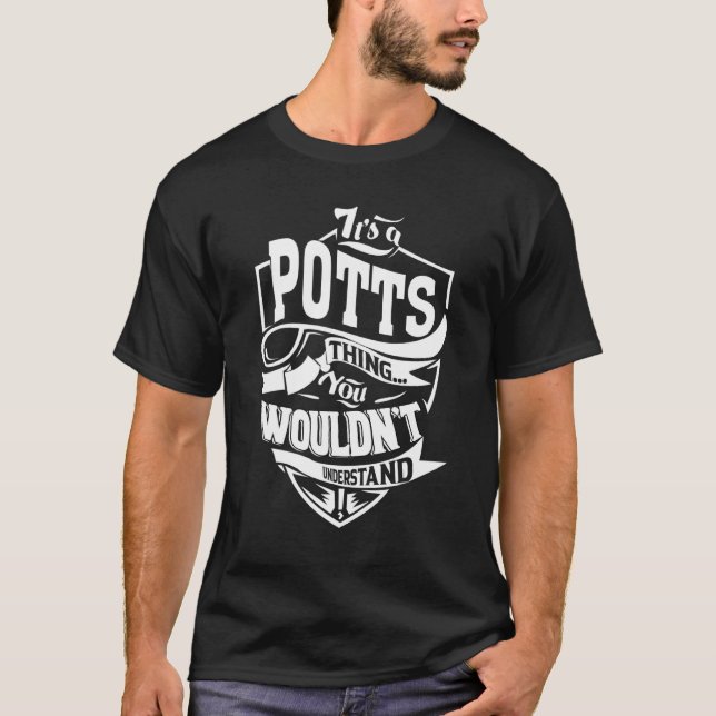 Camiseta É uma coisa de Potts   (Frente)