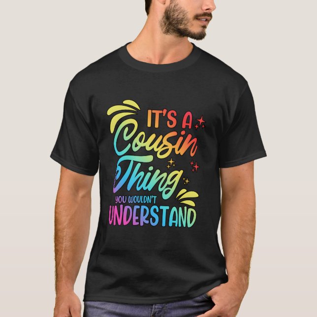 Camiseta É uma Coisa de Primo Que Você Não Entenderia (Frente)