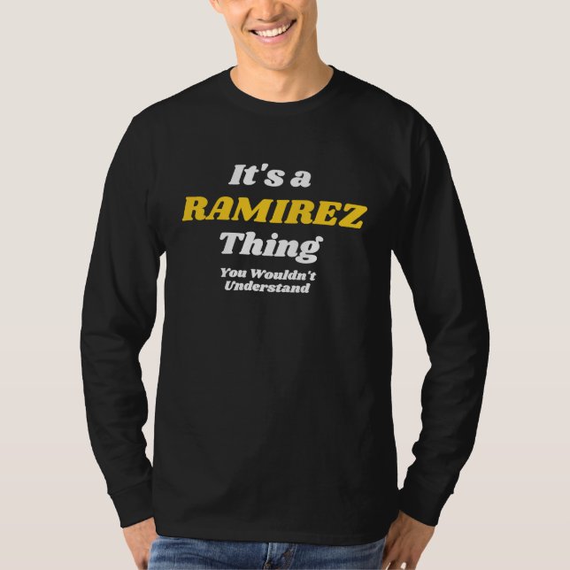 CAMISETA É UMA COISA DE RAMIREZ QUE VOCÊ NÃO ENTENDERIA F (Frente)