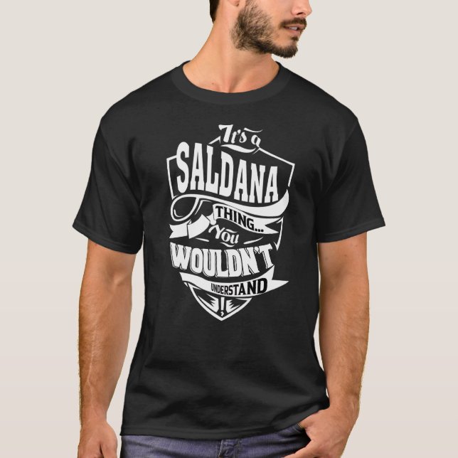 Camiseta É uma coisa de Saldana (Frente)