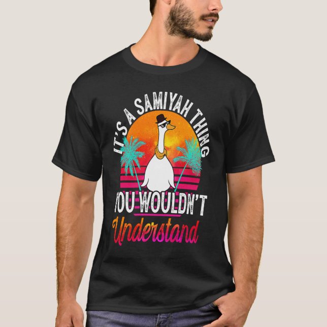 Camiseta É uma coisa de Samiyah que você não entenderia Sam (Frente)