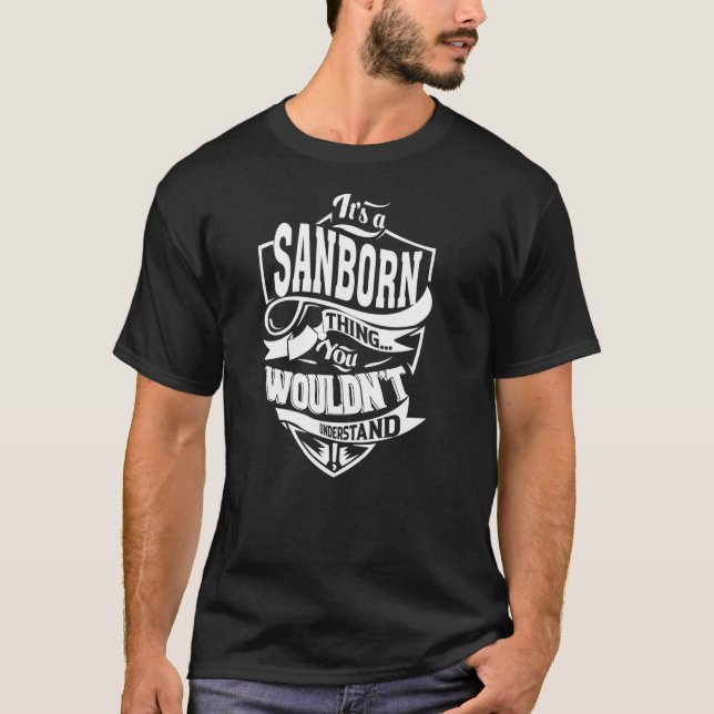 Camiseta É uma coisa de SANBORN (Frente)