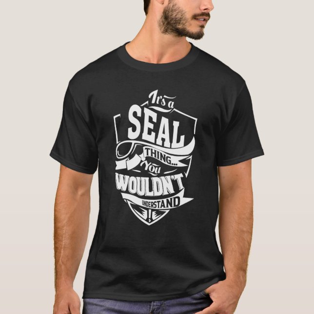 Camiseta É uma Coisa de SEAL (Frente)