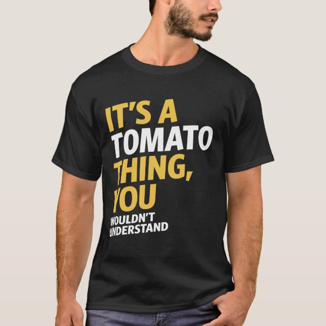 Camiseta É uma coisa de tomate (Frente)