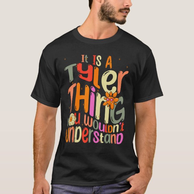 Camiseta É uma coisa de Tyler que você não entenderia Groov (Frente)