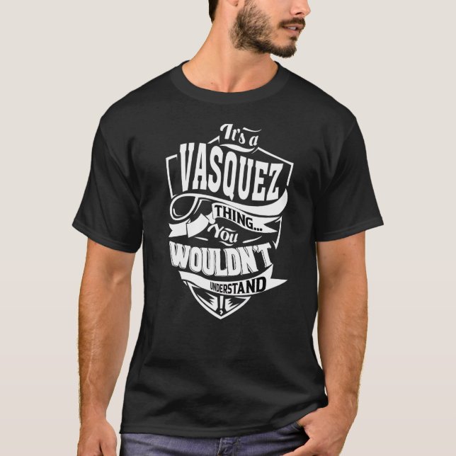 Camiseta É uma coisa de Vasquez (Frente)