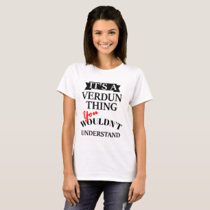 Camiseta É uma coisa de Verdun