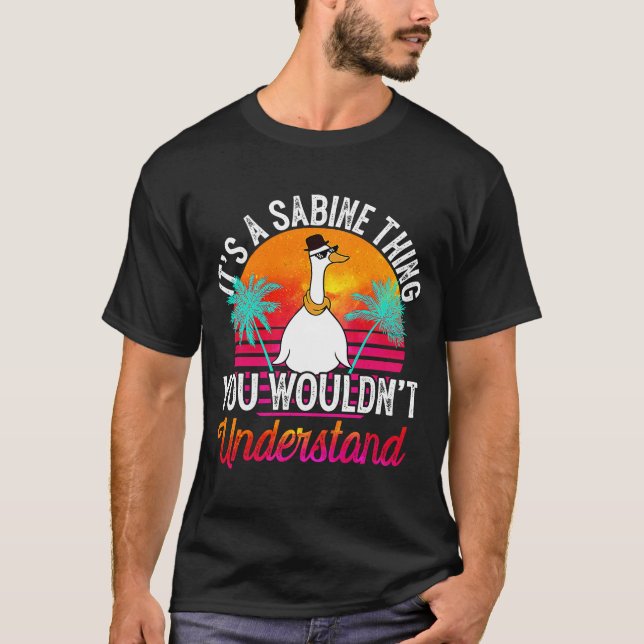 Camiseta É uma coisa decente que você não entenderia Sabin (Frente)