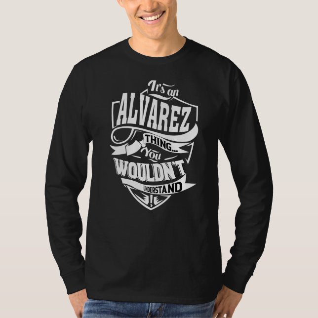 Camiseta É uma coisa do Alvarez (Frente)