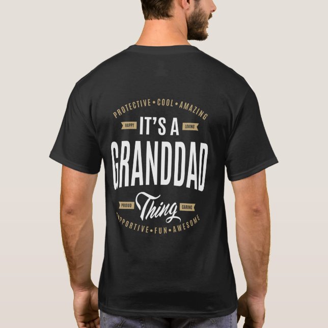 Camiseta É uma coisa do avô (Verso)
