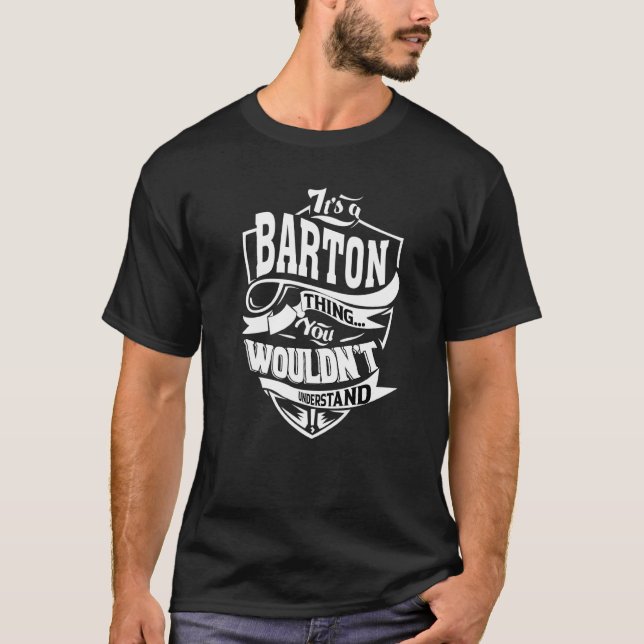 Camiseta É uma coisa do Barton (Frente)