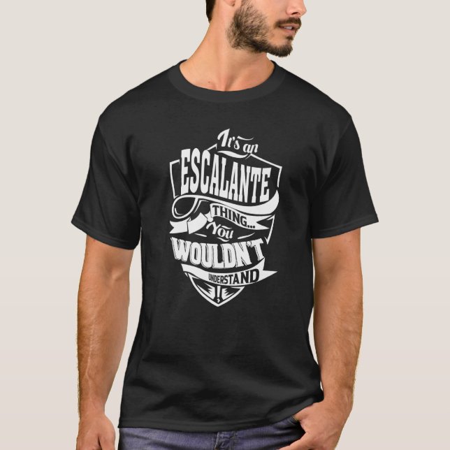 Camiseta É Uma Coisa do Escalante (Frente)