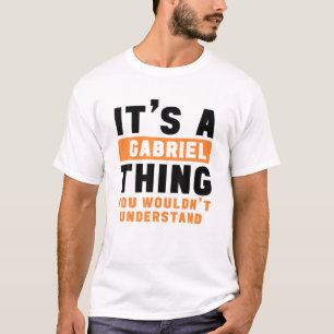 Camiseta É uma coisa do Gabriel que você não entenderia.