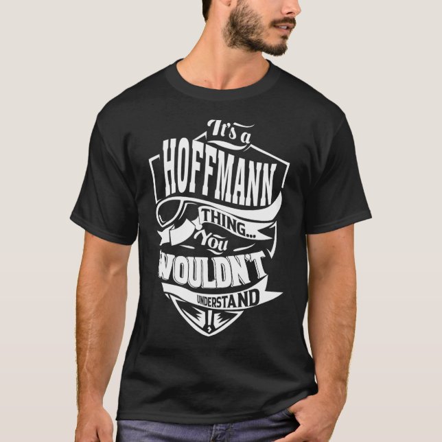 Camiseta É uma coisa do HOFFMANN que dá 1 (Frente)