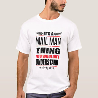 Camiseta É uma coisa do homem do correio
