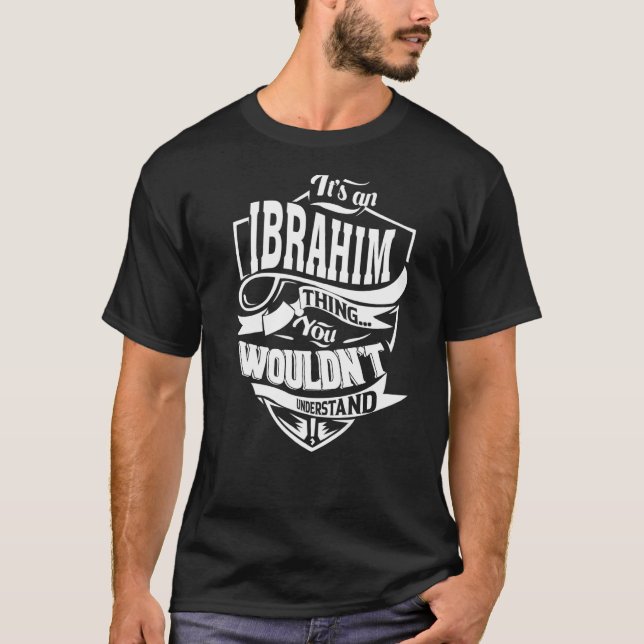 Camiseta É uma coisa do IBRAHIM (Frente)