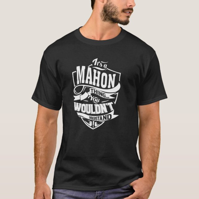 Camiseta É uma coisa do MAHON (Frente)