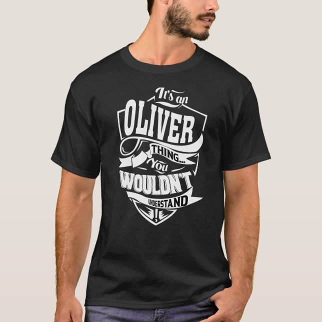 Camiseta É uma coisa do Oliver (Frente)