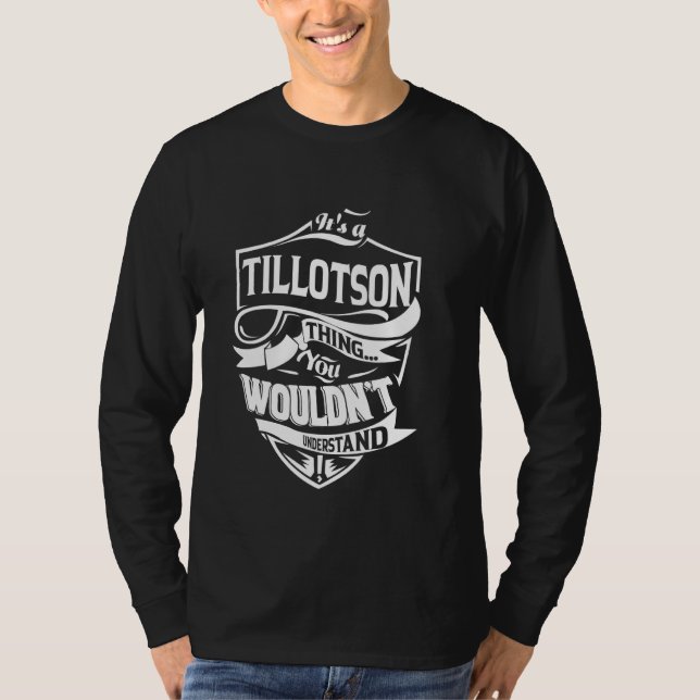 Camiseta É uma coisa do TILLOTSON (Frente)
