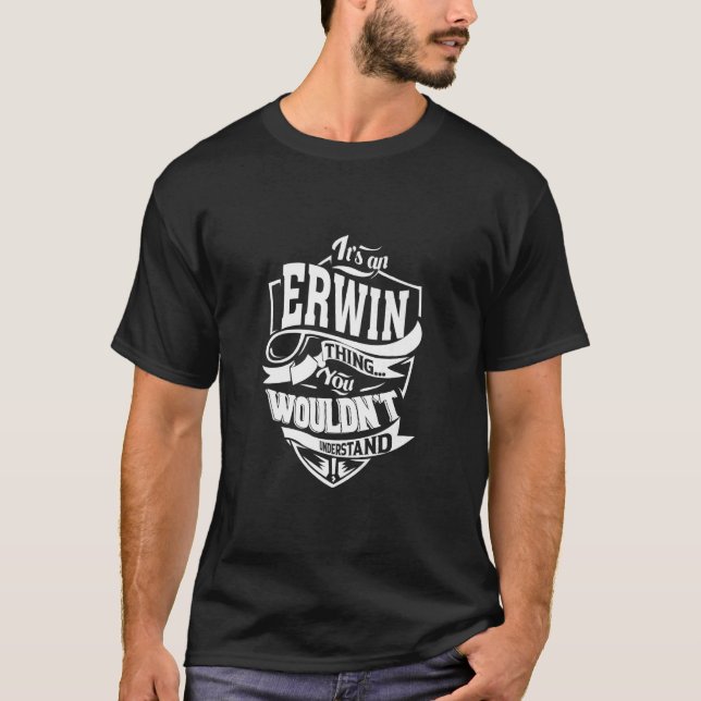 Camiseta É Uma Coisa Erwin (Frente)