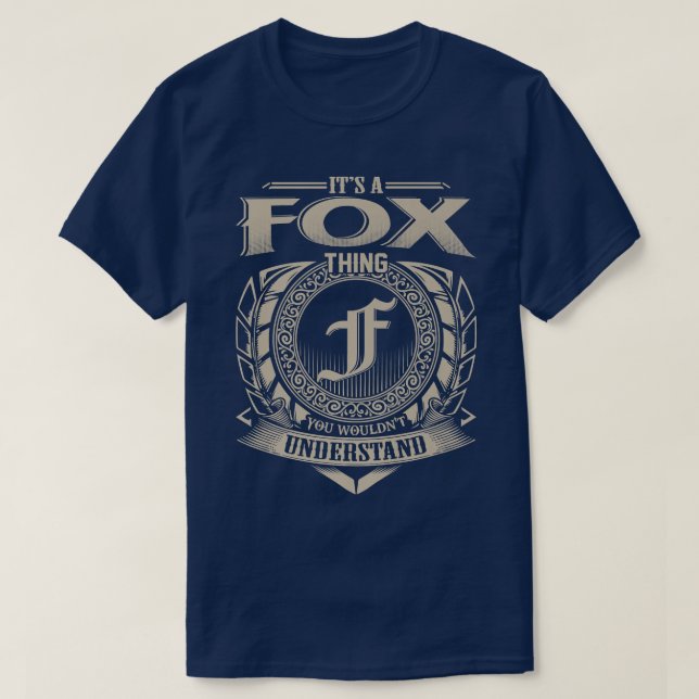 Camiseta É Uma Coisa FOX Que Você Não Entenderia O Nome Vin (Frente do Design)